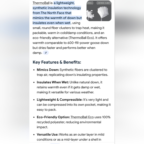 The North Face Women's Red Thermoball Hooded Parka Size Small - Picture 10 of 10